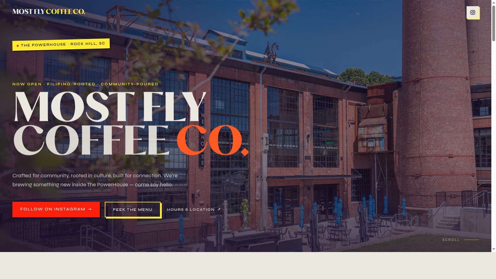 Specialty Coffee Shop Website